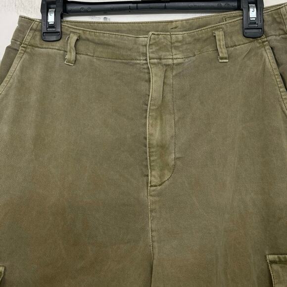 Gap Mid Rise Loose Kathi Cargo Pants Olive Green Women 6 Utility Grunge Urban - Picture 7 of 13